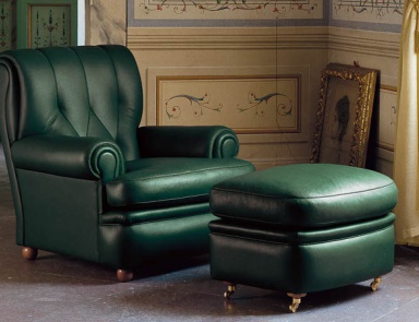Chair in leather upholstery, the PRIMA - Valdichienti