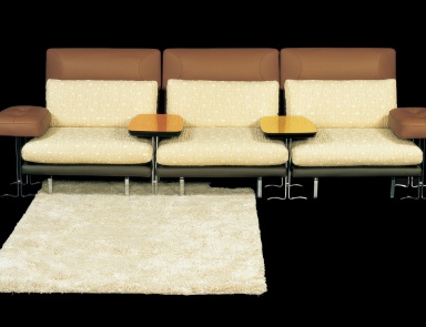 Modular sofa with metal legs Park, Il Loft